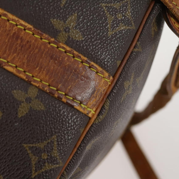 LOUIS VUITTON Monogram Keepall Bandouliere 45 Boston Bag M41418 LV Auth 142920