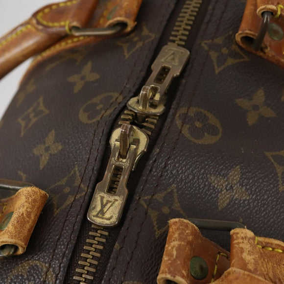LOUIS VUITTON Monogram Keepall Bandouliere 45 Boston Bag M41418 LV Auth 142920
