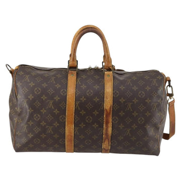 LOUIS VUITTON Monogram Keepall Bandouliere 45 Boston Bag M41418 LV Auth 142920 - 0