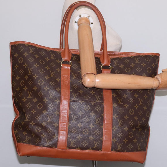 LOUIS VUITTON Monogram Sac Weekend GM Tote Bag M42420 LV Auth 142921
