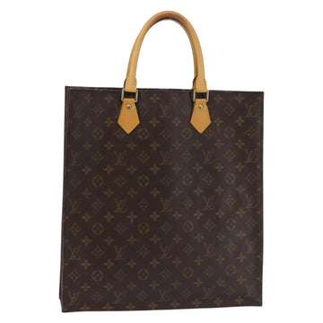 LOUIS VUITTON Monogram Sac Plat Hand Bag M51140 LV Auth 142922