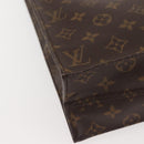 LOUIS VUITTON Monogram Sac Plat Hand Bag M51140 LV Auth 142922-14