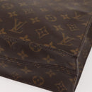LOUIS VUITTON Monogram Sac Plat Hand Bag M51140 LV Auth 142922-15