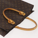 LOUIS VUITTON Monogram Sac Plat Hand Bag M51140 LV Auth 142922-6