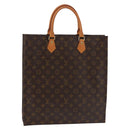 LOUIS VUITTON Monogram Sac Plat Hand Bag M51140 LV Auth 142923-1