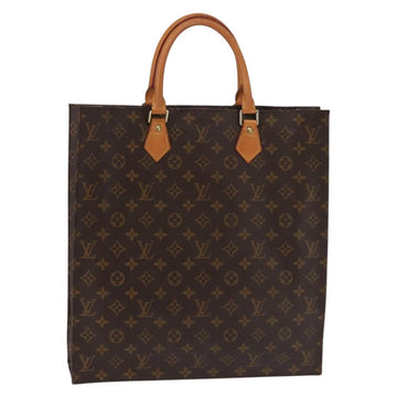 LOUIS VUITTON Monogram Sac Plat Hand Bag M51140 LV Auth 142923