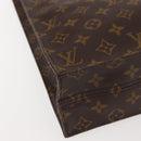 LOUIS VUITTON Monogram Sac Plat Hand Bag M51140 LV Auth 142923-14