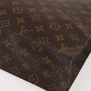LOUIS VUITTON Monogram Sac Plat Hand Bag M51140 LV Auth 142923-15