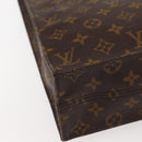 LOUIS VUITTON Monogram Sac Plat Hand Bag M51140 LV Auth 142923-16