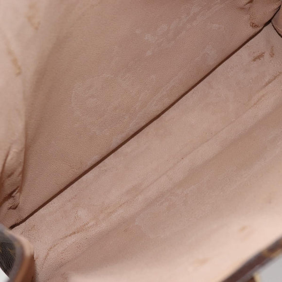 LOUIS VUITTON Monogram Sac Plat Hand Bag M51140 LV Auth 142923