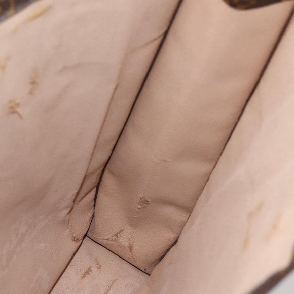 LOUIS VUITTON Monogram Sac Plat Hand Bag M51140 LV Auth 142923