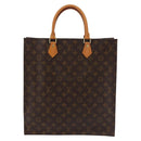 LOUIS VUITTON Monogram Sac Plat Hand Bag M51140 LV Auth 142923-2
