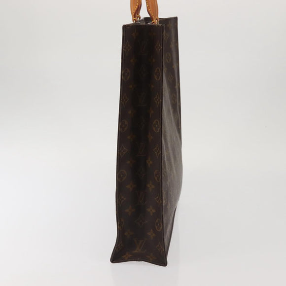 LOUIS VUITTON Monogram Sac Plat Hand Bag M51140 LV Auth 142923