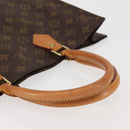 LOUIS VUITTON Monogram Sac Plat Hand Bag M51140 LV Auth 142923-7