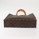 LOUIS VUITTON Monogram Sac Plat Hand Bag M51140 LV Auth 142923-5