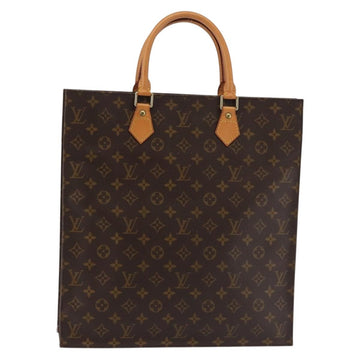 LOUIS VUITTON Monogram Sac Plat Hand Bag M51140 LV Auth 142924
