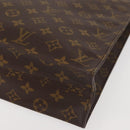 LOUIS VUITTON Monogram Sac Plat Hand Bag M51140 LV Auth 142924-8