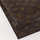 LOUIS VUITTON Monogram Sac Plat Hand Bag M51140 LV Auth 142924-17