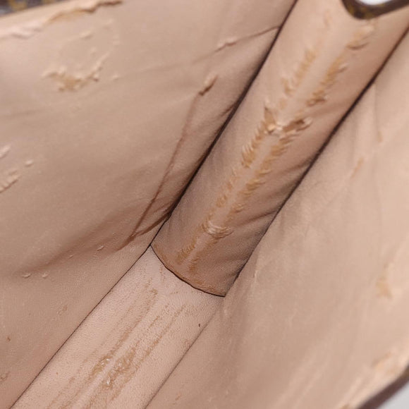 LOUIS VUITTON Monogram Sac Plat Hand Bag M51140 LV Auth 142924