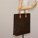 LOUIS VUITTON Monogram Sac Plat Hand Bag M51140 LV Auth 142924-19
