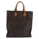 LOUIS VUITTON Monogram Sac Plat Hand Bag M51140 LV Auth 142925-1