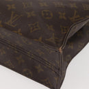 LOUIS VUITTON Monogram Sac Plat Hand Bag M51140 LV Auth 142925-15