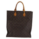 LOUIS VUITTON Monogram Sac Plat Hand Bag M51140 LV Auth 142925-13