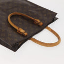 LOUIS VUITTON Monogram Sac Plat Hand Bag M51140 LV Auth 142925-6
