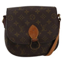 LOUIS VUITTON Monogram Saint Cloud MM Shoulder Bag M51243 LV Auth 142930-1