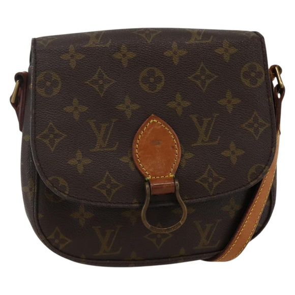 LOUIS VUITTON Monogram Saint Cloud MM Shoulder Bag M51243 LV Auth 142930