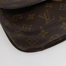 LOUIS VUITTON Monogram Saint Cloud MM Shoulder Bag M51243 LV Auth 142930-15