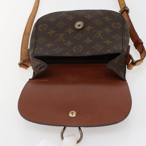 LOUIS VUITTON Monogram Saint Cloud MM Shoulder Bag M51243 LV Auth 142930