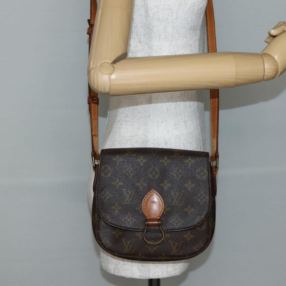 LOUIS VUITTON Monogram Saint Cloud MM Shoulder Bag M51243 LV Auth 142930