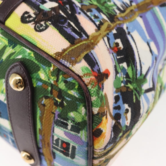 LOUIS VUITTON Eyeall Cabas PM Promenade Bag Canvas Purple M93771 LV Auth 142935