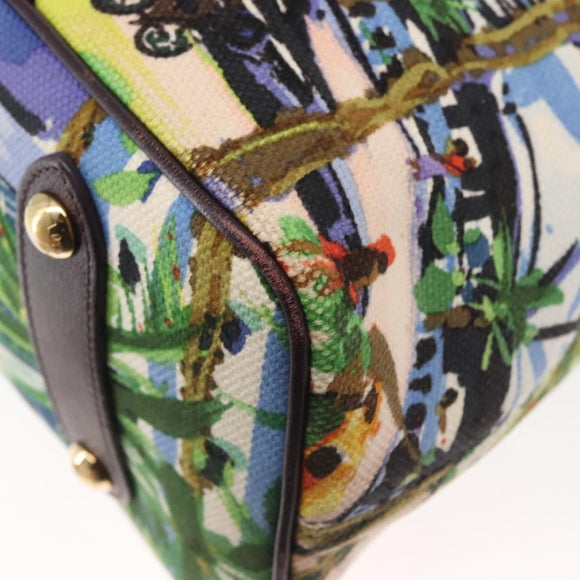 LOUIS VUITTON Eyeall Cabas PM Promenade Bag Canvas Purple M93771 LV Auth 142935