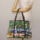 LOUIS VUITTON Eyeall Cabas PM Promenade Bag Canvas Purple M93771 LV Auth 142935-22