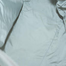 CHANEL Paris Biarritz GM Tote Bag Coated Canvas White Silver CC Auth 142940-11