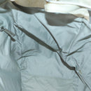 CHANEL Paris Biarritz GM Tote Bag Coated Canvas White Silver CC Auth 142940-20