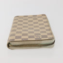 LOUIS VUITTON Damier Azur Zippy Organizer Long Wallet N60012 LV Auth 142945-4