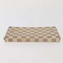 LOUIS VUITTON Damier Azur Zippy Organizer Long Wallet N60012 LV Auth 142945-6