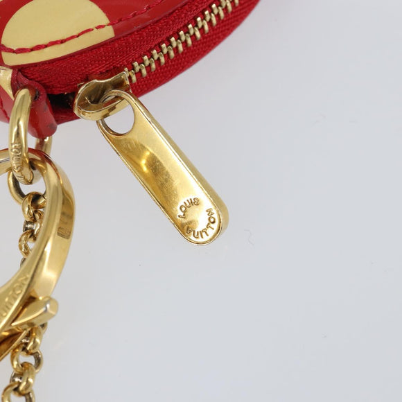 LOUIS VUITTON Vernis Dot Infinity Porte Monnaie Chapeau M91570 LV Auth 142946