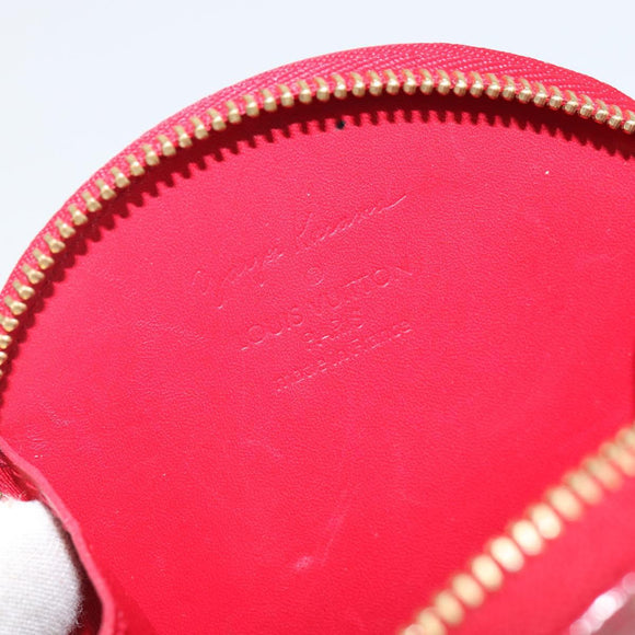 LOUIS VUITTON Vernis Dot Infinity Porte Monnaie Chapeau M91570 LV Auth 142946