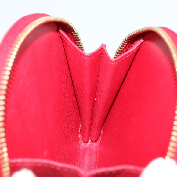 LOUIS VUITTON Vernis Dot Infinity Porte Monnaie Chapeau M91570 LV Auth 142946