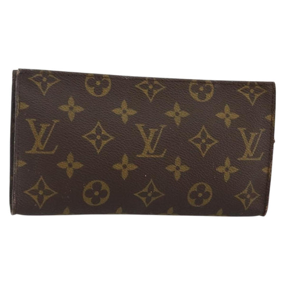 LOUIS VUITTON Monogram Bucket GM Accessory Pouch LV Auth 142950