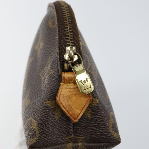 LOUIS VUITTON Monogram Pochette Cosmetic PM Pouch M43998 LV Auth 142951