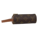LOUIS VUITTON Monogram Etui 3 Ball de Golf Pouch M58249 LV Auth 142953-1