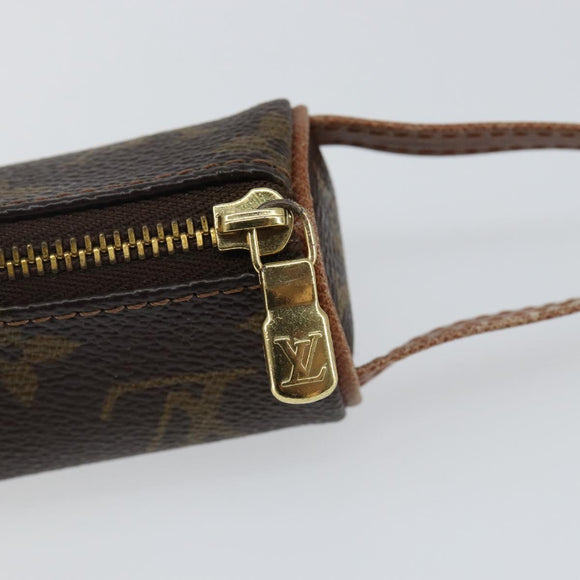 LOUIS VUITTON Monogram Etui 3 Ball de Golf Pouch M58249 LV Auth 142953