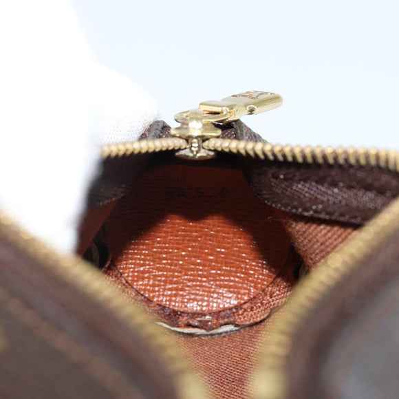 LOUIS VUITTON Monogram Etui 3 Ball de Golf Pouch M58249 LV Auth 142953