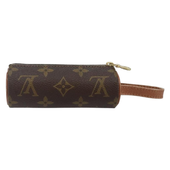 LOUIS VUITTON Monogram Etui 3 Ball de Golf Pouch M58249 LV Auth 142953