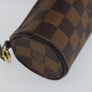 LOUIS VUITTON Damier Ebene Papillon Pouch LV Auth 142954-17